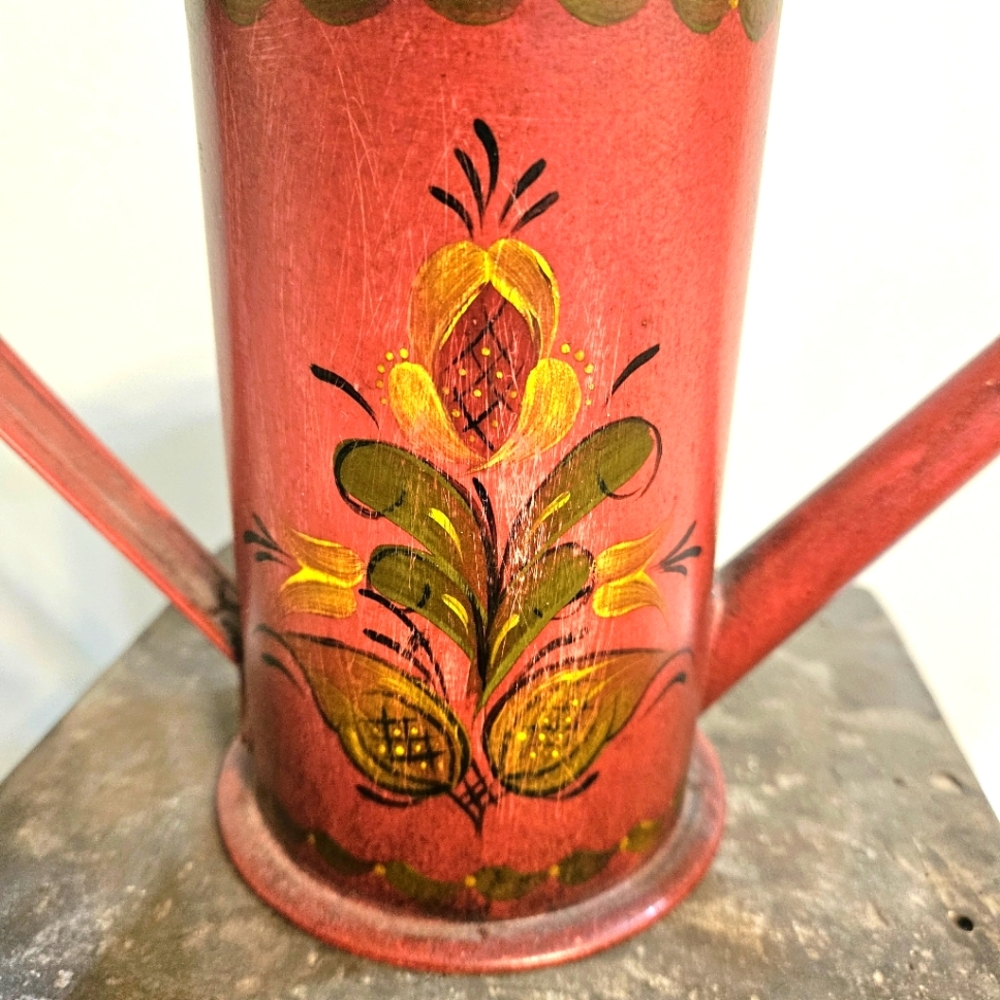 Watering Can Vintage Tolewear - Picture 3 of 8